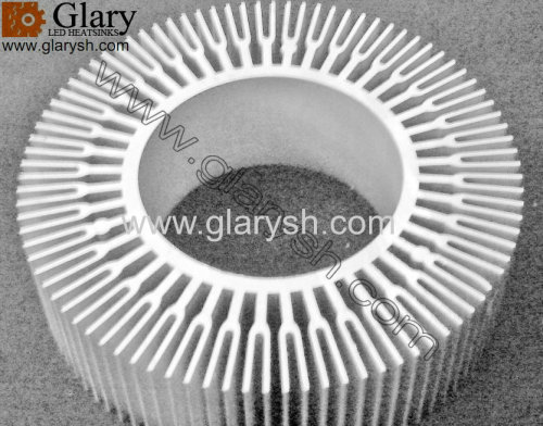 Heatsink LED Round 149x80mm, Aluminum Extruded Profile for LED Bay Light