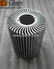 Heatsink LED Round 62x26mm, Aluminum Extruded Profile for LED PAR20 Light