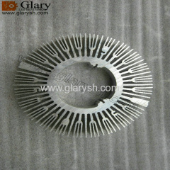 Heatsink LED Round 95x40mm, Aluminum Extruded Profile for LED PAR30 Light