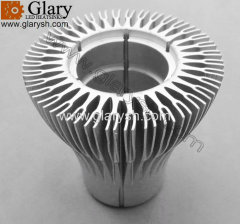 Heatsink LED Round 60x28mm, Aluminum Extruded Profile for LED Lamp Cup