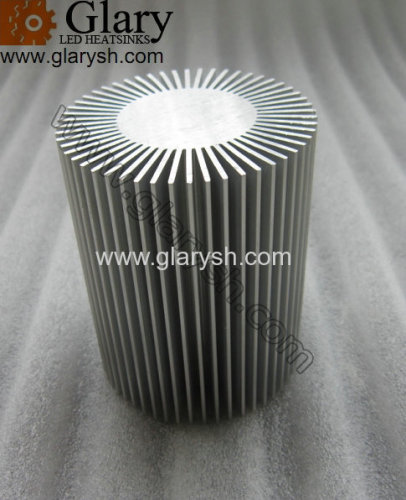 Heatsink LED Round 63x34mm, Aluminum Extruded Profile for LED PAR20 Lamp