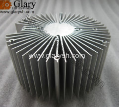 Aluminum Extruded Profile for Heatsink LED Round 99.5x29mm