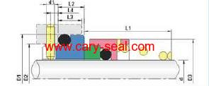 Burgmann type M32N/M377N O-ring Mechanical Seals