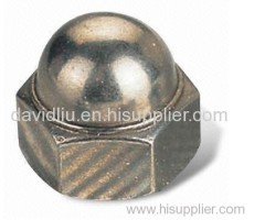 Cap Nut with Metric Size System, Made of Stainless Steel