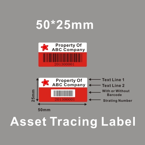 asset tag labels protect property