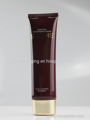 cosmetic plastic packaging tube for lotion