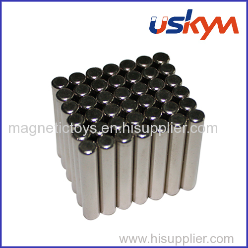 Strong cylindrical NdFeB magnets
