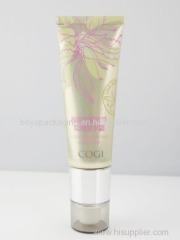 plastic tube with special pump for cosmetic packaging