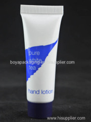 hotel amenities plastic packaging tube for body lotion