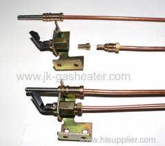 Natural ODS pilot with front gap bracket(thread nut round thermocouple)