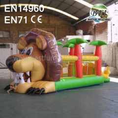Big Lion Inflatable Bouncer House For Kids Party