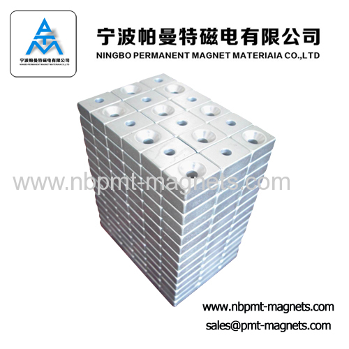 Industrial permanent neodymium block magnet for motor