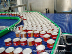 Conveyor system for canned food