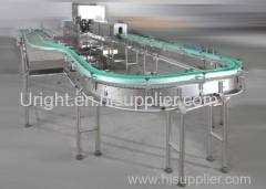 Flexible conveyor system for beverage