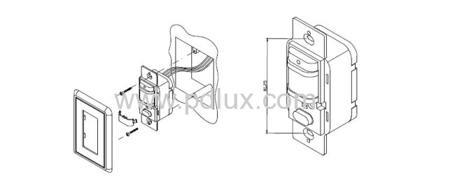 Infrared motion sensor PD-PIR133B