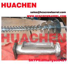 Cool feeding screw barrel screw of rubber silica gel