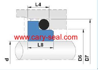 stationary face mechnical seal of John crane BS