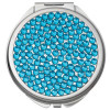 Auqa Crystal Rhinestone Round Pocket Mirror