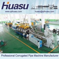 HDPE/PP Double Wall Corrugated Pipe Extrusion Machine