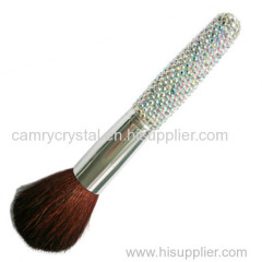 Rhinestone Synthetic Hair Face Brush