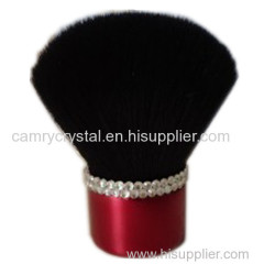 Rose Crystal Rhinstone Synthetic Hair Kabuki Brush