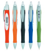 Promotion plastic ballpen with rubber barrel