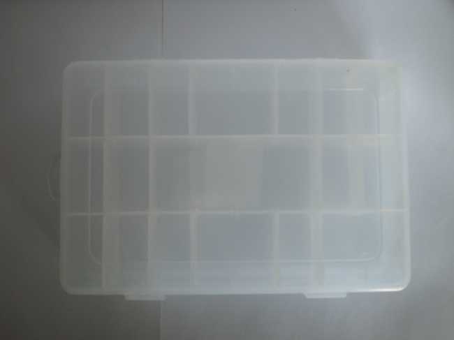 Grid Plastic Adjustable Jewelry Bead Organizer Box Storage Container Case