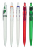White body promotional ballpoint pen with color trims