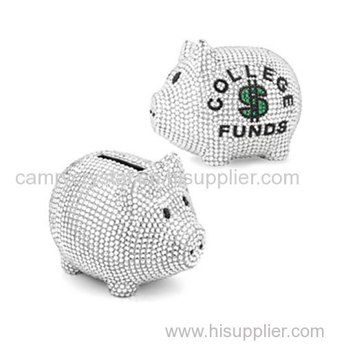 Clear Crystal Piggy Money Bank