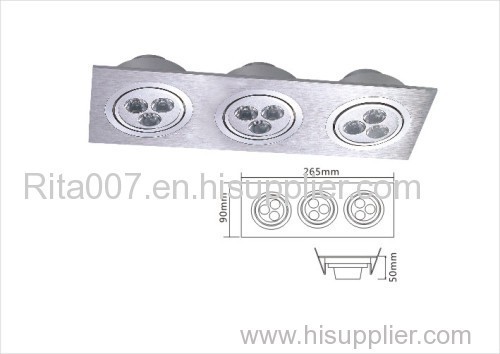 9W IP40 High Power LED Ceiling Light