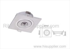 1w Square LED Ceiling Light