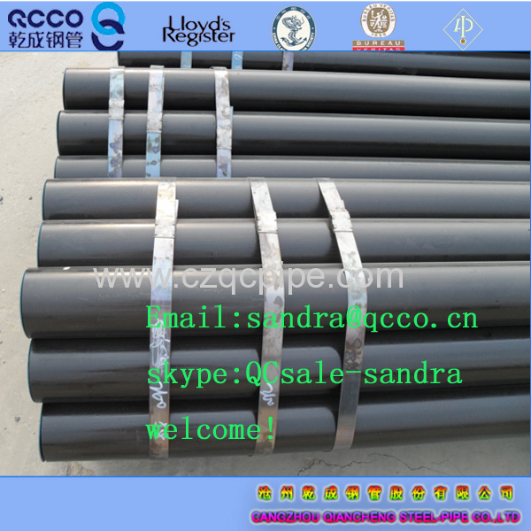 QCCO DIN 1629 ST52 carbon seamless pipes 