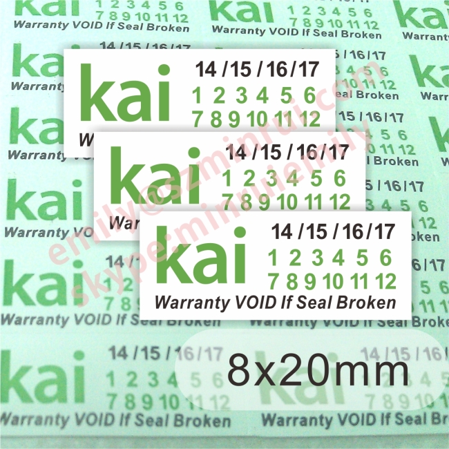 Custom Security Label Eggshell,Warranty Security Seal Stickers with Dates,Warranty Sticker Printing