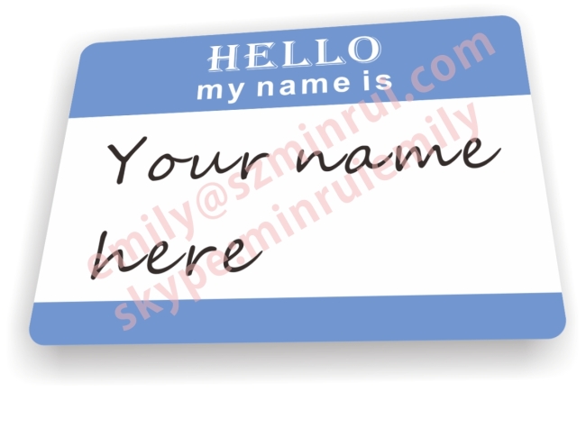 Destructive Security Blank Eggshell Sticker,Permanent Adhesive Destructible Vinyl Label,Pronoun Eggshell Name Sticker