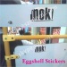 Pronoun Eggshell Name Sticker