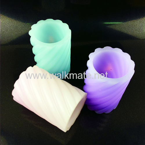 Round Flameless Pillar LED Candle