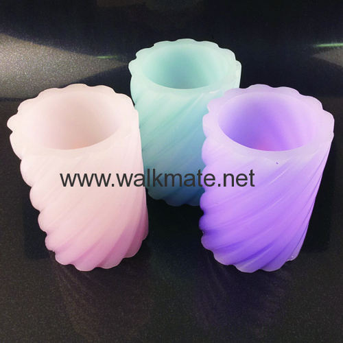 Round Flameless Pillar LED Candle