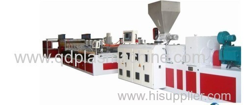 wpc foamed wide door board production line