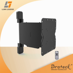 Remote control motorized full motion 23"-42" TV wall bracket