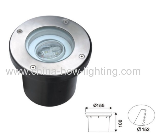 3W Led In-ground Light 230V IP67 with 3pcs Cree XP Chip