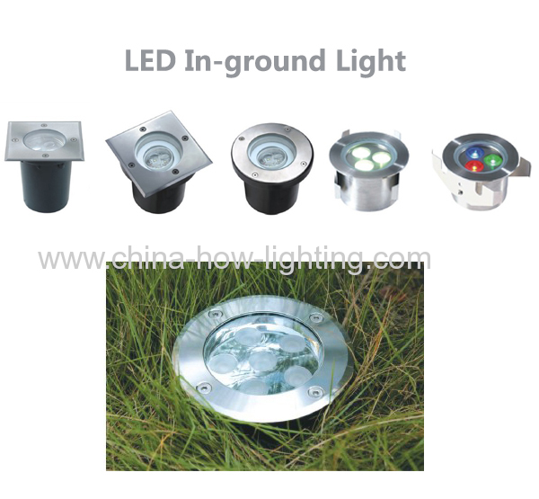 3W Led In-ground Light 230V IP67 with 3pcs Cree XP Chip