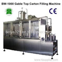 semi automatic gable top beverage filling machines