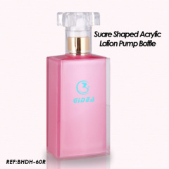 60ml pink empty lotion bottles with pump