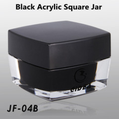 10 ml black double wall jar