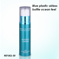 100 ml blue airless bottles