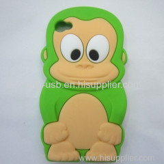 2013 animal design eco-friendly material silicone cell protection shell