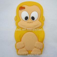 2013 animal design eco-friendly material silicone cell protection shell