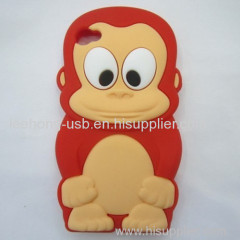 2013 animal design eco-friendly material silicone cell protection shell