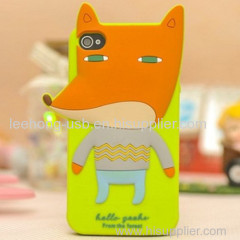 Popular design silicone animal shape phone shell