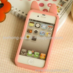 Popular design silicone animal shape phone shell